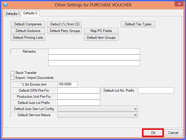 fmcg pur vocher other settings part 2